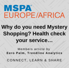 Why do you need Mystery Shopping?  Health check your service…