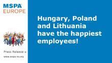 Hungary, Poland and Lithuania have the happiest employees!